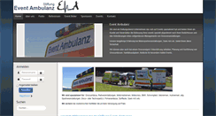 Desktop Screenshot of event-ambulanz.ch