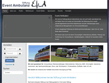 Tablet Screenshot of event-ambulanz.ch